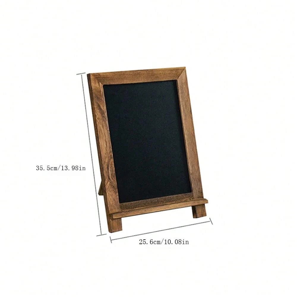Large Counter Message Board Wooden Small Blackboard Desktop Retro Night Market Bar Counter ...
