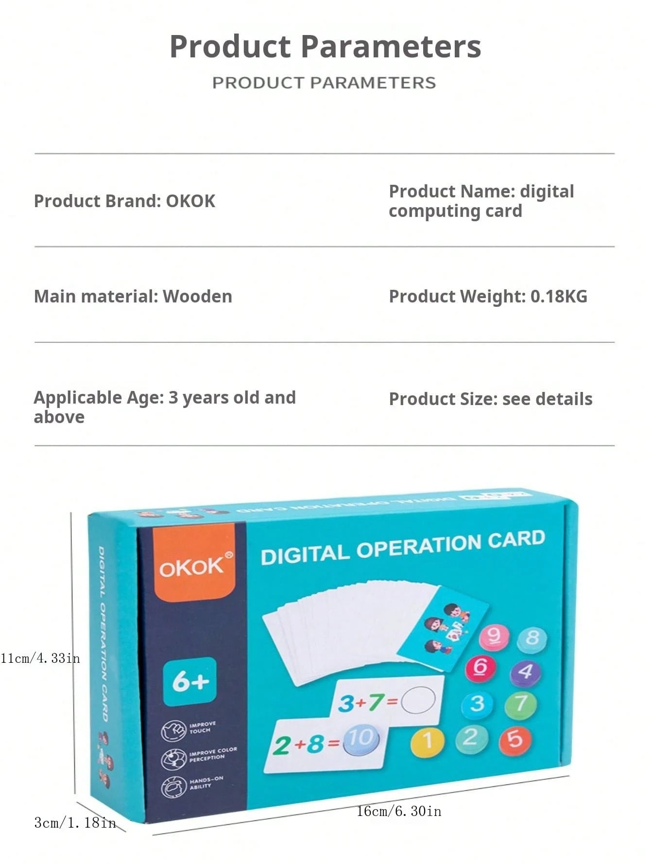 Addition and subtraction flash cards within 10 for children math