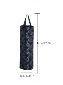 1pc Creative Wall Mounted Bin Bag Storage Bag Box Sorting Kitchen Plastic Bag Collector Punch Free Shopping Storage Bag