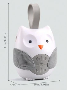 1 件婴儿安抚床铃，带猫头鹰形音乐盒，柔和音乐播放器，适合婴儿睡眠，婴儿玩具