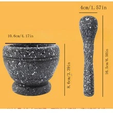 1入實用手動大蒜壓泥器，附研磨器，可研磨粉末、胡椒等。家用廚房工具，適用於夏季套裝 - 彩色 - 查看 2