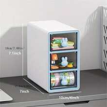 Desktop Multifunctional Pen Holder And Storage Box, Students' Desk Organizer, Cute Stationery - Multicolor - View 2