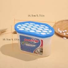 Moisture Absorber Box, Anti-Mildew, Dehumidifier, Desiccant, And Air Freshener For Indoor Cabinets, 1pc For School,Office,Household,Travel