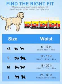 Dono全新推出的紳士犬狗狗尿片,帶尿布指示器和防漏設計 - 藍白色 - 查看 3