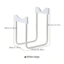 1pc Bottled Water Stand Gallon Water Bottle Jug Dispenser Stand Rack Holder Dustproof Nozzle Tap Drinking Fountain Camping Rack - Black - View 2