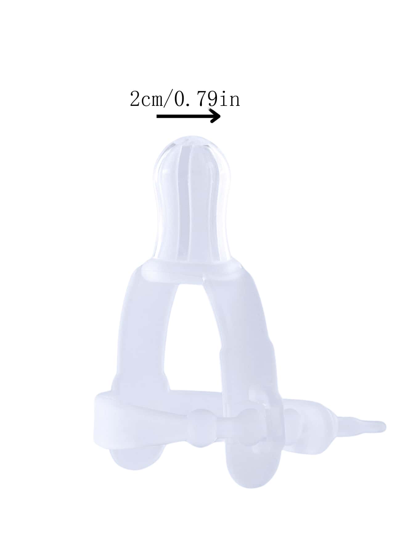 1 Pc Baby Silicone Teether Anti-Eating Finger Thumb Gloves Finger Orthosis Baby Sucking Finger Braces Bite Finger Braces - White - View 3