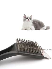 1入組不鏽鋼及耐用黑色一體式鸚鵡垂糞清理鏟，適用於鳥籠清潔 - 黑色 - 查看 4