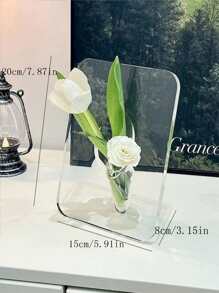 Un vase cadre photo créatif et artistique