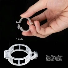 100pcs, Garden Tomato Clips - Plant Support For Healthier, Upright Growth - Clear - View 7