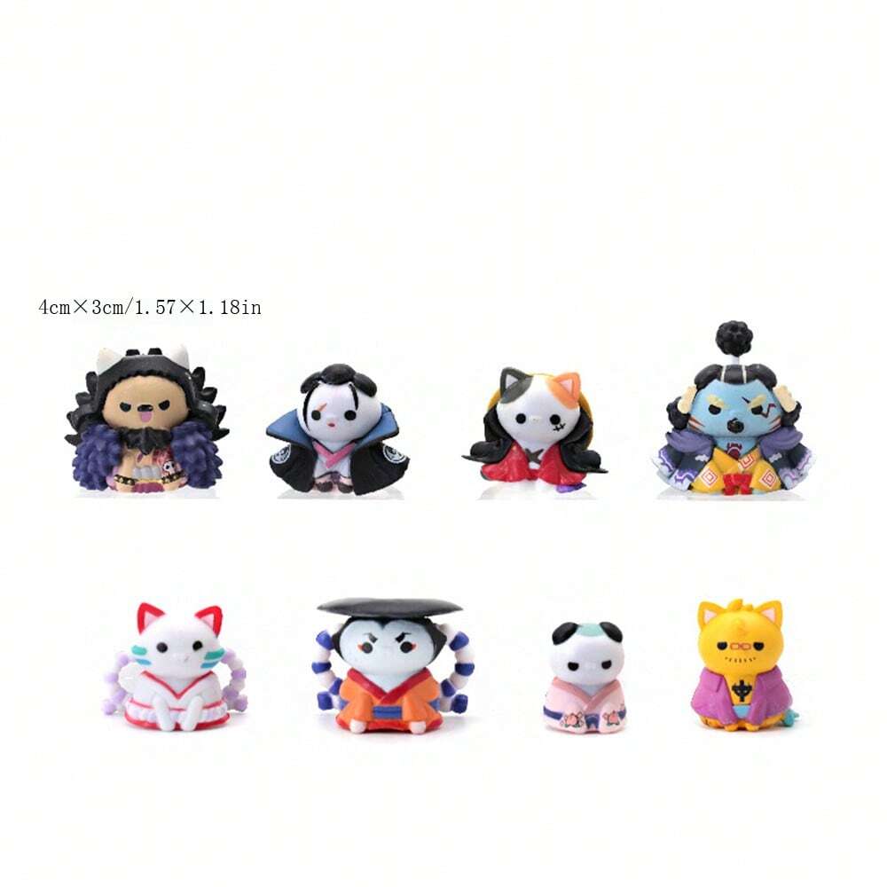 Cadeau Original Amateur Chats 2 Pièces Mini Figurine De Chat En Résine Pour Décoration Mini Déco Bureau
