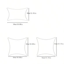 1 Miếng Sang trọng Vỏ gối , Người Mỹ Phong cách Retro Polyester Chất xơ Vải nhung Dày Nắp đệm , Thích hợp Đối với Phòng khách Sofa Phòng ngủ Đồ trang trí - Màu Xám nhạt - Xem 2