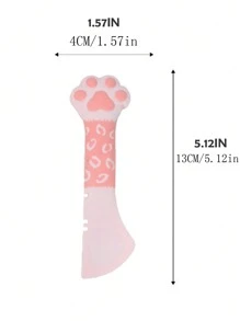 1pc Multifunctional Pet Can Spoon With Cat Paw Design For Feeding, Mixing, And Covering Canned Food, Including Can Opener, Pet Feeding Supplies - Multicolor - View 7
