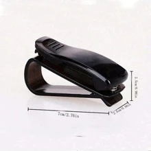 Kẹp kính ô tô, Hộp đựng kính ô tô, Thẻ ô tô và hộp đựng tiền giấy - màu đen - Xem 4