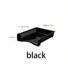 1pc Simple Multifunctional Stackable Desktop File & A4 Paper Organizer Rack - Multicolor - View 6