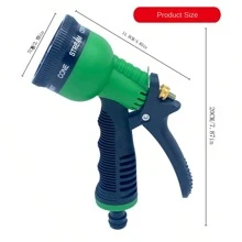 1pc Outdoor Garden High-Pressure Spray: Very Suitable For Watering Plants And Lawns With Adjustable Control Valves And Sprinkler Heads