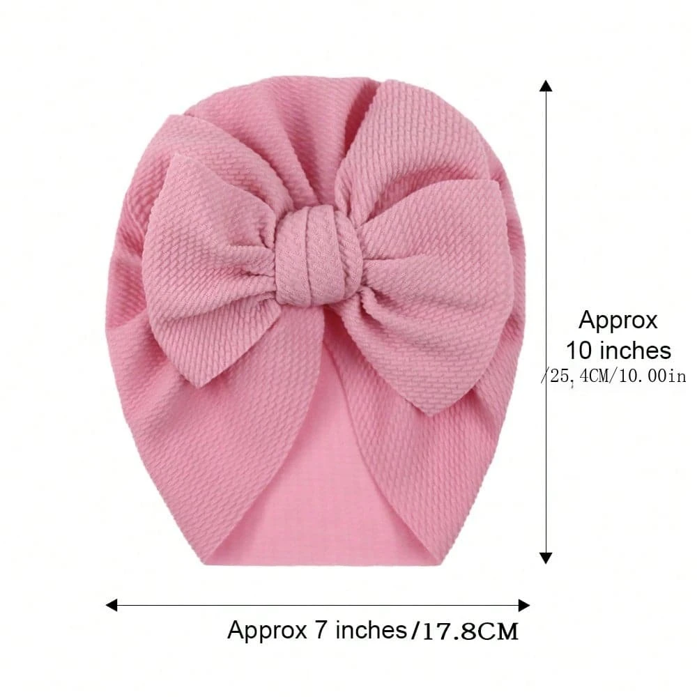 Turban/Bandeau Pour Bébé Fille - Coton Rose - Taille 3 à 36 Mois - Neuf Avec étiquettes