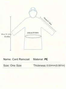 2/3/5/10pcs Portable Disposable Raincoat, Vacuum Packaged, Thick Raincoat For Outdoor Activities (Color And Pattern Random) For School,Office,Household,Travel - Multicolor - View 2