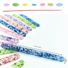 Popsicle Stick DIY Acrylic Jelly-Colored Cake Ice Cream Stick Ice Craft Ice Stick Mold - Blue - View 2