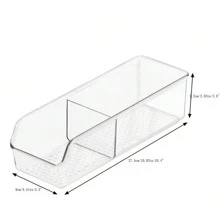 1/2 pièces Boîte de rangement multifonctionnelle transparente pour sachets de thé et épices - Boîte de rangement pour plan de travail de cuisine économisant l'espace, retour à l'école