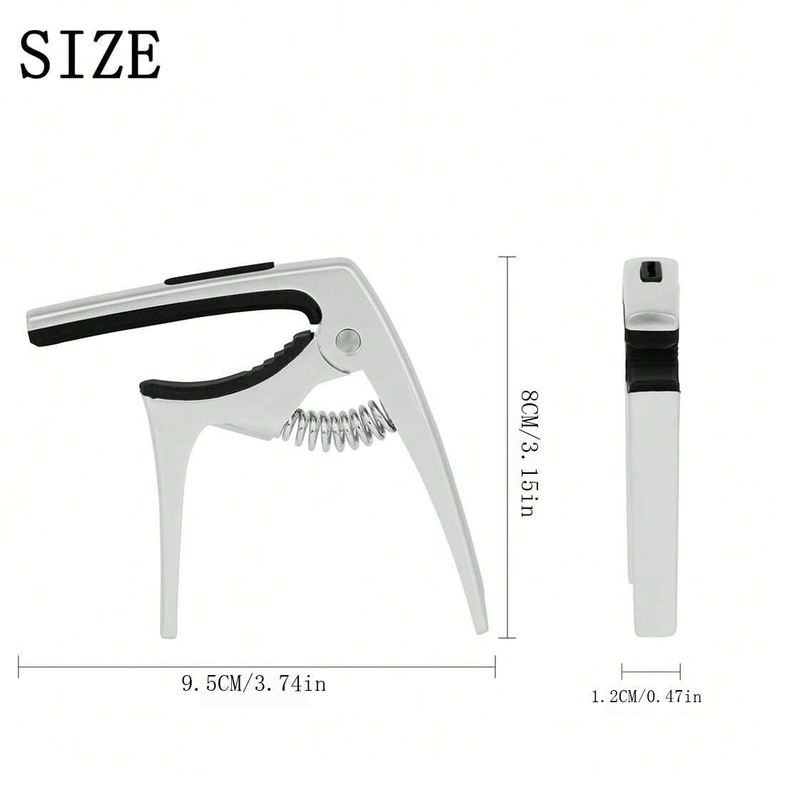 GuitarCapo,Capo,MultiFunctional Metal Tuning Clips, Plectrums, And