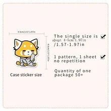 Sanrio 50片有趣的入侵猛犸象防水貼紙，適用於手機、筆記型電腦、滑板車、創意塗鴉車輛貼紙 - 彩色 - 查看 2