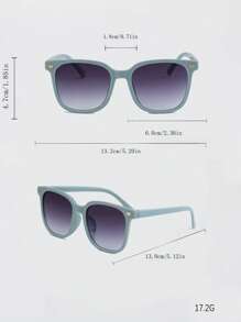 1pair Kids' Geometric Nail Design Fashion Glasses, Suitable For Outdoors, Color Options Available