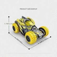 1 pieza Coche de juguete de inercia para niños, Coche de carreras de conducción inercial que rota 360°, Regalo de juguete para niño - Multicolor - Ver 8