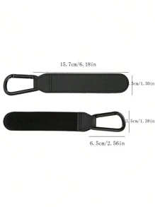 2pcs Baby Stroller Hooks, Backpack Hanging Hook, Universal Stroller Accessory Hooks - Black - View 3