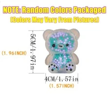 3pcs Mini Squishy Octopus Bear Stress Balls Fidget Toys Colorful Sensory Stress Relief Balls Basket Party Favors - Multicolor - View 3
