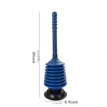 1入組馬桶疏通器排水疏浚工具高壓真空吸力下水道疏通器，適用於家庭廚房浴室