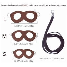 Ferret Harness And Leash Set For Mouse Pet, Suitable For Sugar Glider, Pet Windbreak And Anti-Lost Rope - Multicolor - View 2