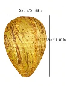 Wasp Repellent Paper Lantern, Honeybee Vortex Trail Inducing Paper Lantern, Wasp Nest Repellent Paper Lantern With Printed Pattern - Multicolor - View 2