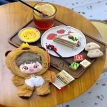 卡比巴拉皇冠連身衣，適用於20cm卡比巴拉毛絨玩偶，僅限衣服