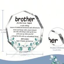 Brother Definition Gifts From Brother Sister, Birthday Gifts For Brother, Father's Day Gifts Ideas For Brother, Best Brother Ever Gift, Thank You Gifts For Brother-Brother Definition Plaque - Multicolor - View 5