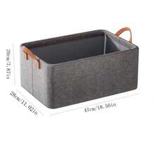 1pc Foldable Clothing Storage Box For Bedroom, Drawer-Type Clothes And Pants Organizer - Space Saving - Grey - View 6
