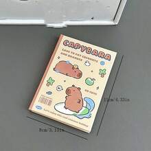 Sổ tay Capybara A7 Sổ tay bỏ túi mini cầm tay cực kỳ hấp dẫn để ghi chép, Sổ ghi chép từ đơn, Sổ ghi chép bài tập về nhà - Sách câu cá Capibala gồm 80 hình ảnh - Xem 1