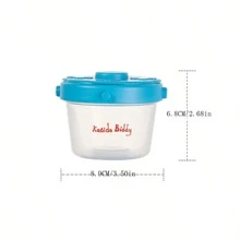 4pcs PP Baby Supplementary Food Storage Box, Milk Powder Box, Sealed Supplementary Food Box,Support Dishwasher,Microwave