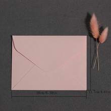 5pcs Ins Style Romantic Pink Envelope Set, Simple & Romantic Letter Seal Stickers For Love Letters - Multicolor - View 6