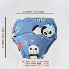 3 件装婴儿训练内裤，男孩和女孩可洗防漏尿布裤，如厕训练，无需一次性尿布婴儿洗澡家庭装饰礼物