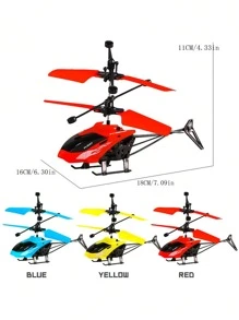 Christmas Decoration 1pc Remote Control Helicopter Flying Toys, 2.5 Channel High Low Flight Suspension Induction Helicopter, Mini RC Helicopter Rechargeable Light Suspended Helicopter,Back To School