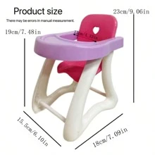 1 个 23 厘米高娃娃屋椅子娃娃，适合 20-30 厘米娃娃