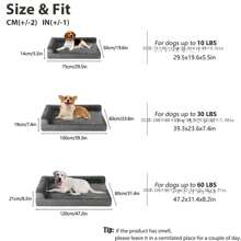 1pc Pet Bed Cushion, Removable & Washable For All Seasons, Suitable For Medium/Large Dogs Like Teddy & Golden Retriever, Waterproof, Pet Supplies For Sofa & Bed