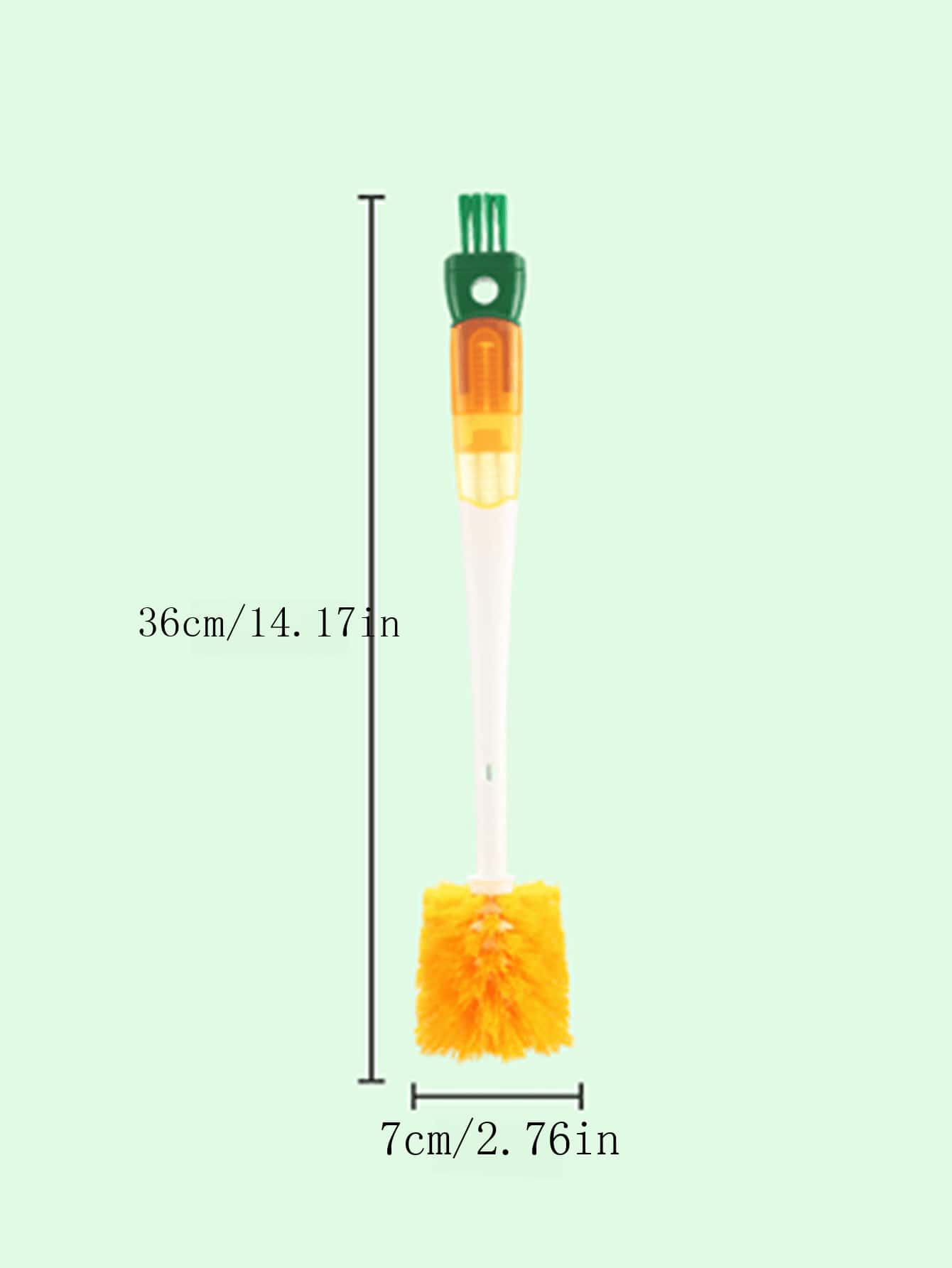 1pc MultiFunctional Cup Brush, 5 In 1 LongHandled CarrotShaped