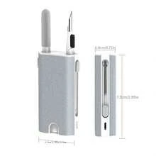 Portable BT Headset Cleaning Pen Multi-Function Cleaning Brush For Mobile Phone Screen, Keyboard - White - View 7