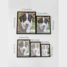 1pc Minimalist Style Picture Frame, Can Be Placed Horizontally Or Vertically, Suitable For Display On Tabletop Or Wall Decoration, For Living Room, Bedroom, Study, Hall, Gallery Etc. (Picture Is For Reference Only, Photo Paper Included Randomly)