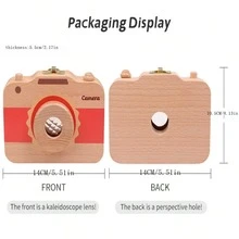 1入木製牙仙子牙齒盒兒童玩具，嬰幼兒奶酪齒珠寶盒收納盒，牙仙子紀念盒，適合男女失去乳齒時的生日禮物 - 彩色 - 查看 2