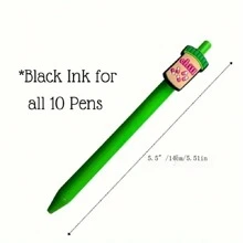 5入組護士筆 | 大量裝可愛的護理筆組，帶有心形和注射器 | 適用於護士和醫務助理證件配件，禮品，辦公用品，辦公室裝飾，護理學校 - 多色 - 查看 3