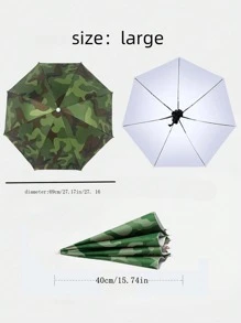 Mũ lưỡi trai Ô dù Rảnh tay Có thể mang đi Gấp lại Mũ đội đầu cho thú cưng Ô dù Mũ Đối với Câu cá  , Ngoài trời , mặt trời & Mưa Sự bảo vệ - Xanh đậm - Xem 6