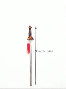 1PC Stainless Steel Telescopic Sword, Morning Exercise Tai Chi Sword Performing Martial Arts Sword, - Multicolor - View 6