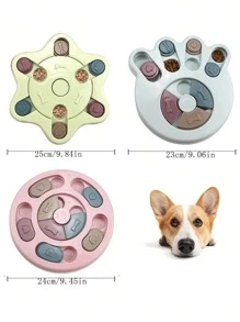 1pc Dog Puzzle Toys Slow Feeder Interactive Increase IQ Food Dispenser Non-Slip Slowly Eating Bowl Cat Dogs Food Games